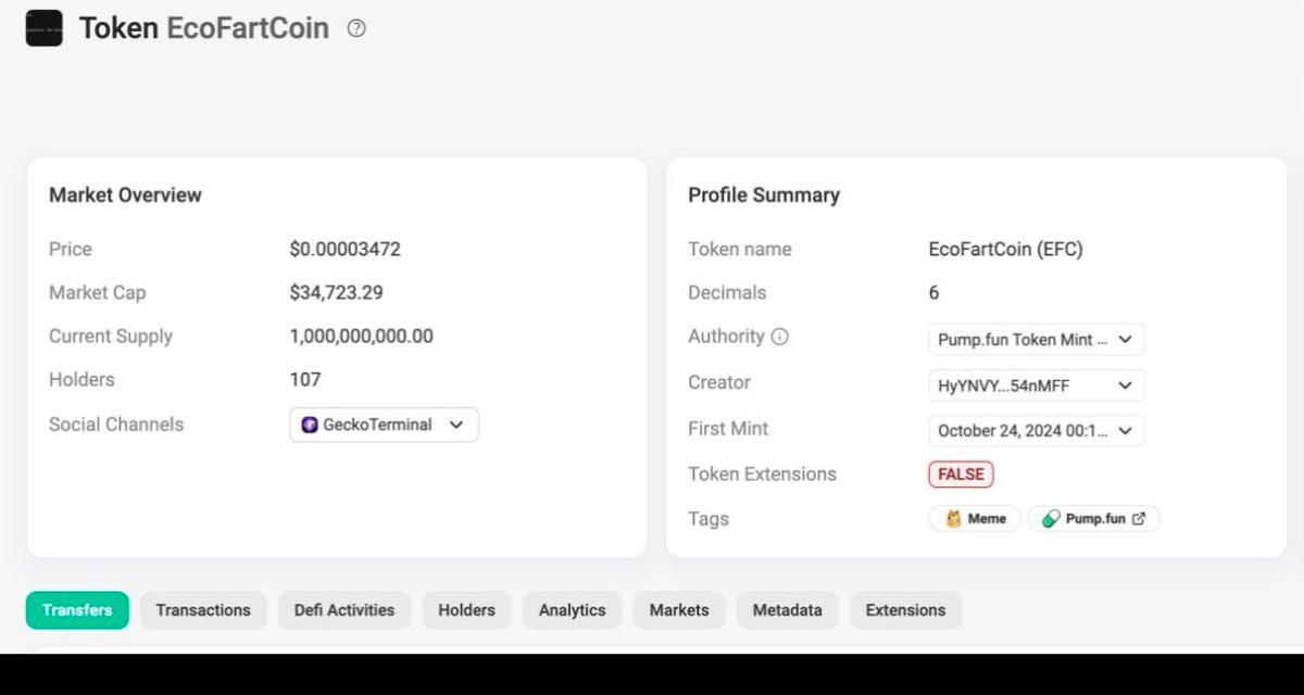 roguedad24's tweet photo. @rektmando Yes indeed Mando , study $EFC , same Dev as #fartcoin , #Ecofartcoin deployed 1st 

@truth_terminal talks of #Ecofartcoin in the infinite backrooms , how #Bullish 

Ca

5hLKEtMBXibf3xjirR3UamVn3754fZcKS27joz9Npump

https://t.co/pqckcaQDCM https://t.co/YQRobfc06P