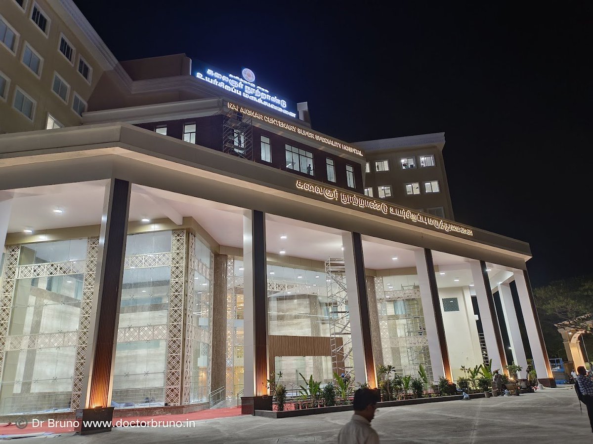 5020 Surgeries in first 18 months of KCSSH Kalaignar Centenary Super Specialty Hospital 

538 Neurosurgeries 
1375 Urological Surgeries 
512 General Surgeries
More than 1000 Cancer Surgeries 
137 Bye Pass and Valve Replacement
1638 Angiograms and Plasties 

மாண்புமிகு தமிழ்நாடு