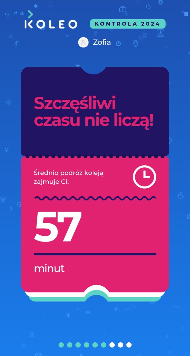 KOLEO WRAPPED DROPNĘŁO!!!!!!
myślałam że będzie więcej 
zielone wzgórza dlatego że mam tam miesięczny na regio bo kosztuje tyle samo co do głównego, a jak jadę na zachód od bstoku tooszczędzam kilka zł
i nie wiem czy (i jak) to liczy do ogólnych że raz kupiłam miesięczny w koleo