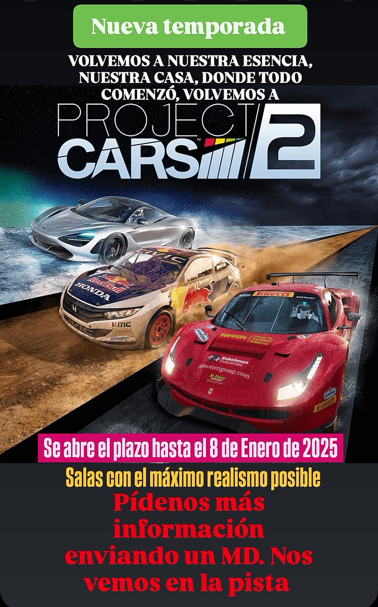 Comunidad Project Cars 2 y Project Motor Racing tweet media