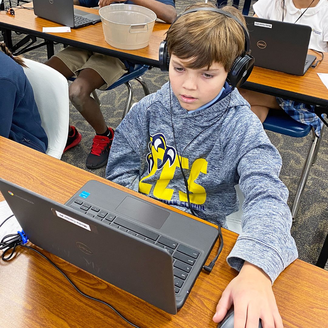 CarmelCougars's tweet photo. This week, our ES students dove into the "Hour of Code"! It's a fun week designed to spark interest in computer science around the globe. They had fun crafting their own code with some awesome online tools! Great job, future tech stars! π» #ccses #ccsvalues-excellingineducation https://t.co/7RJ8c2nAdD