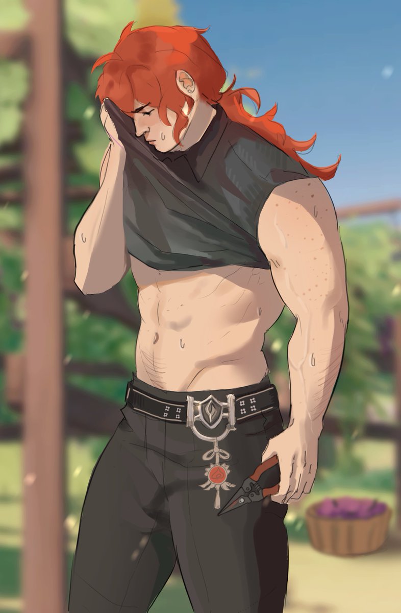 Still this sweaty musty ass Diluc I don’t even like😭