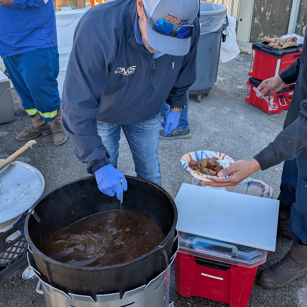 uscortec's tweet photo. The #CORTEC team is showing appreciation to our clients in Texas by serving up some warm Louisiana gumbo and delicious boudin during this chilly weather! CORTEC customer service is top priority. Let us know if we can help you on your next project!
#AmericanMade #Service https://t.co/SjT5VNIRgi