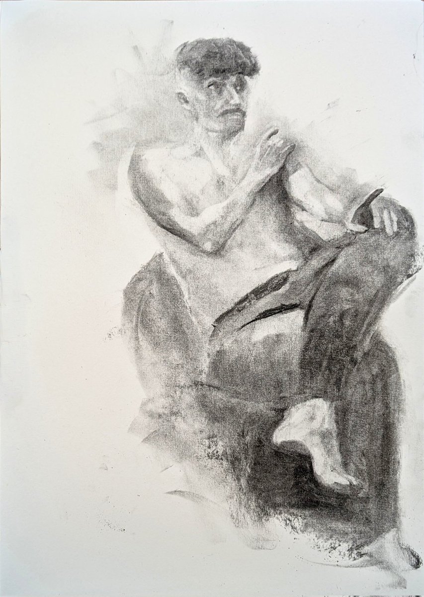 prefabulous's tweet photo. Sebastian Angel in charcoal https://t.co/36z40ax7cW