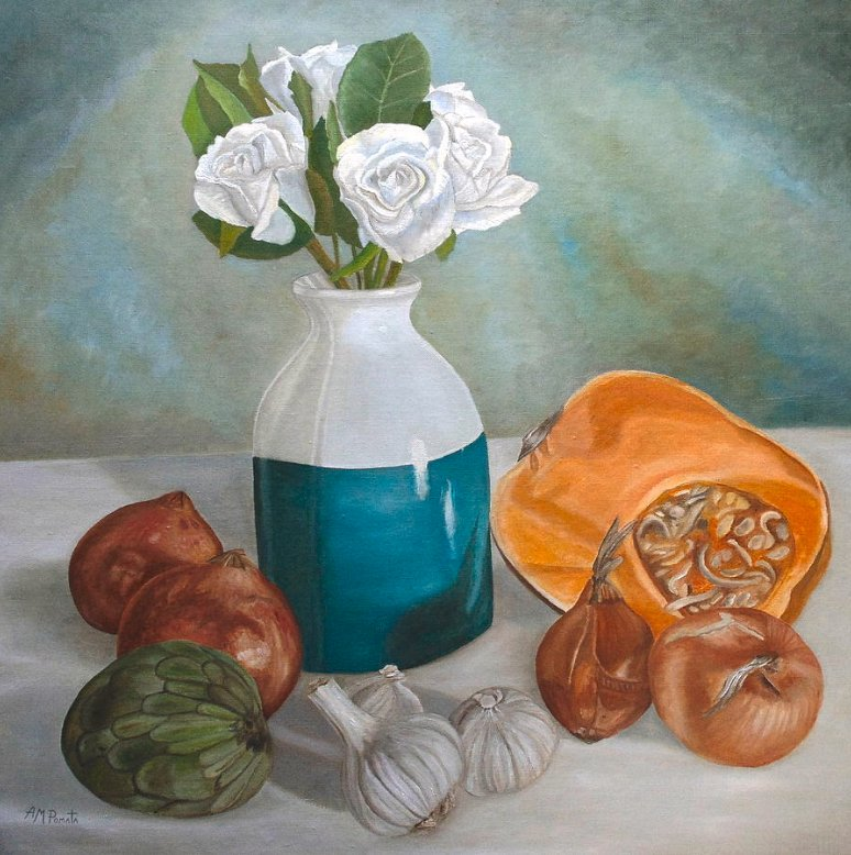 This is my painting "Winter Still-life".
