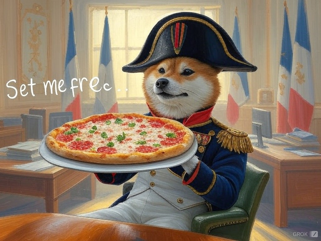 I asked Grok : "Make a meme with my avatar"