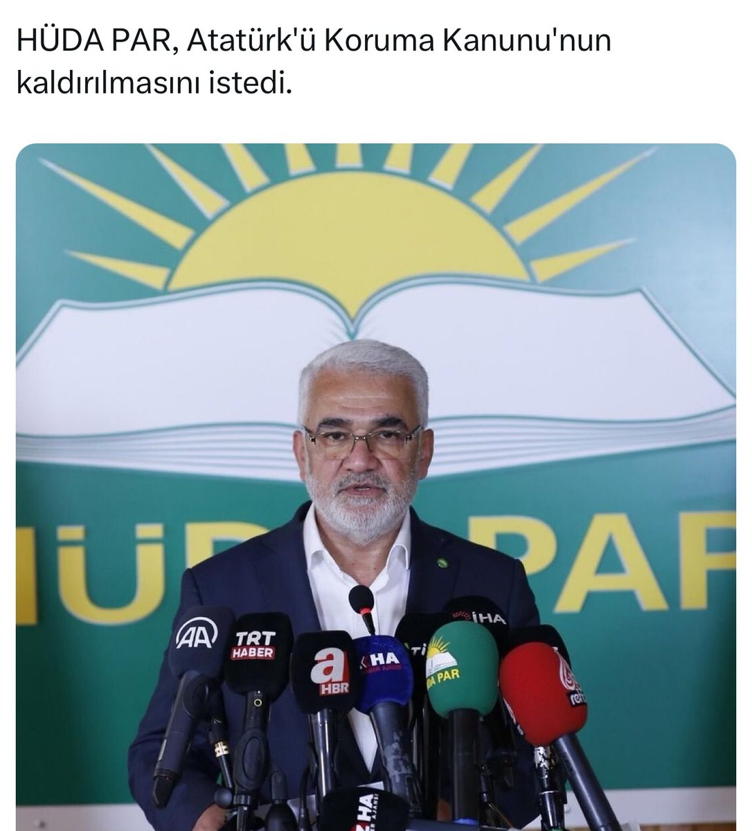 Bende Atatürk düşmanı hüdaparın kapatılmasını istiyorum.
Bana katılanlar parmak kaldırsın.👆