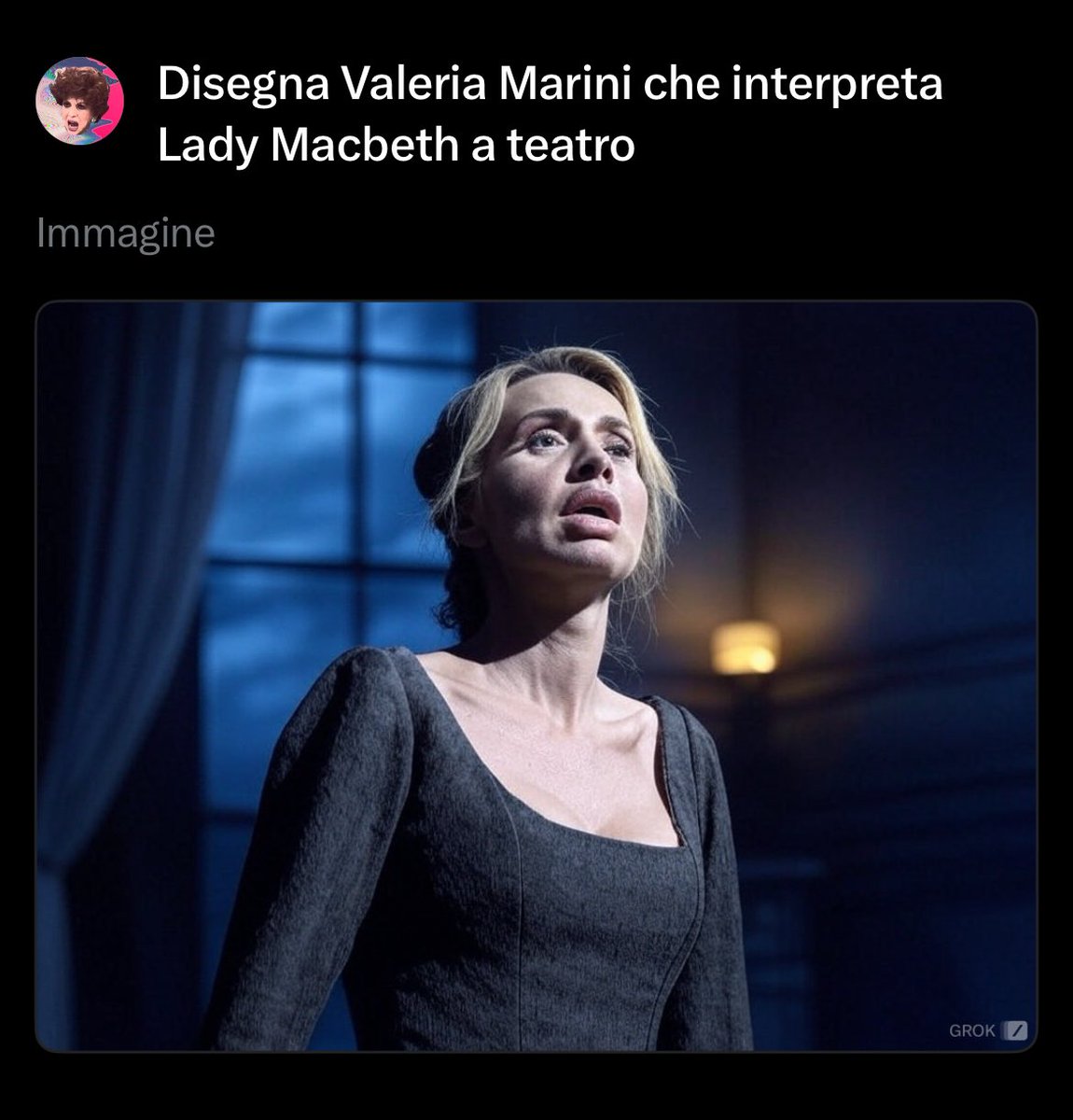 ProssimiC's tweet image. “Io nasco come attrice in teatro”