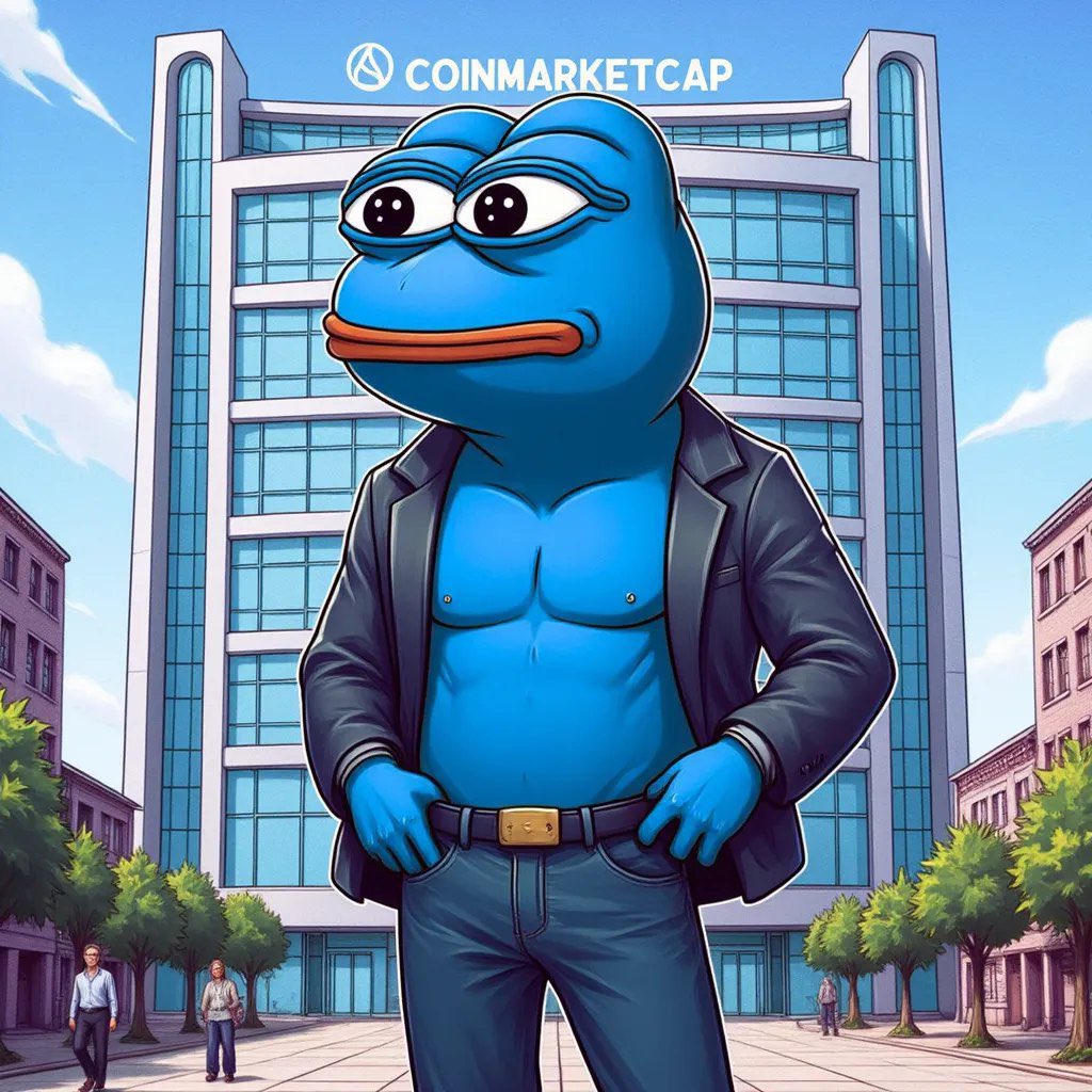 peponsRH's tweet photo. $PEPE on $SUI is joining the CMC-Community! 

🐸💙 https://t.co/m1E7w4irof