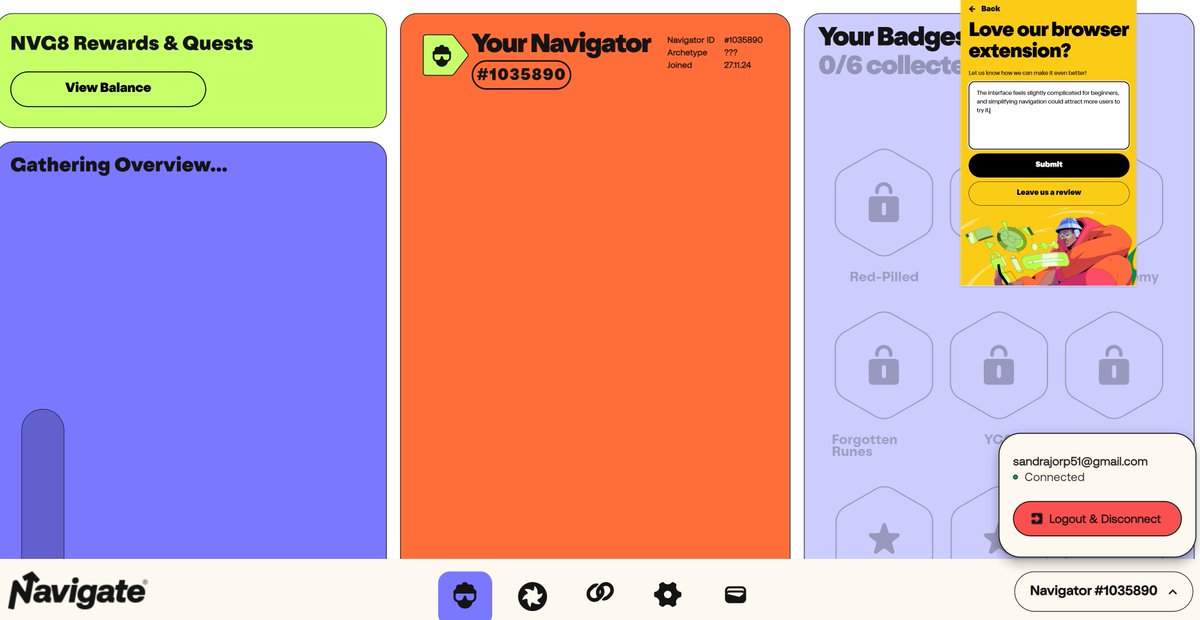 GorpAnna's tweet photo. The interface feels slightly complicated for beginners, and simplifying navigation could attract more users to try it.
@YGGFutureOfWork   @navigate_ai https://t.co/XHqjH6eupa