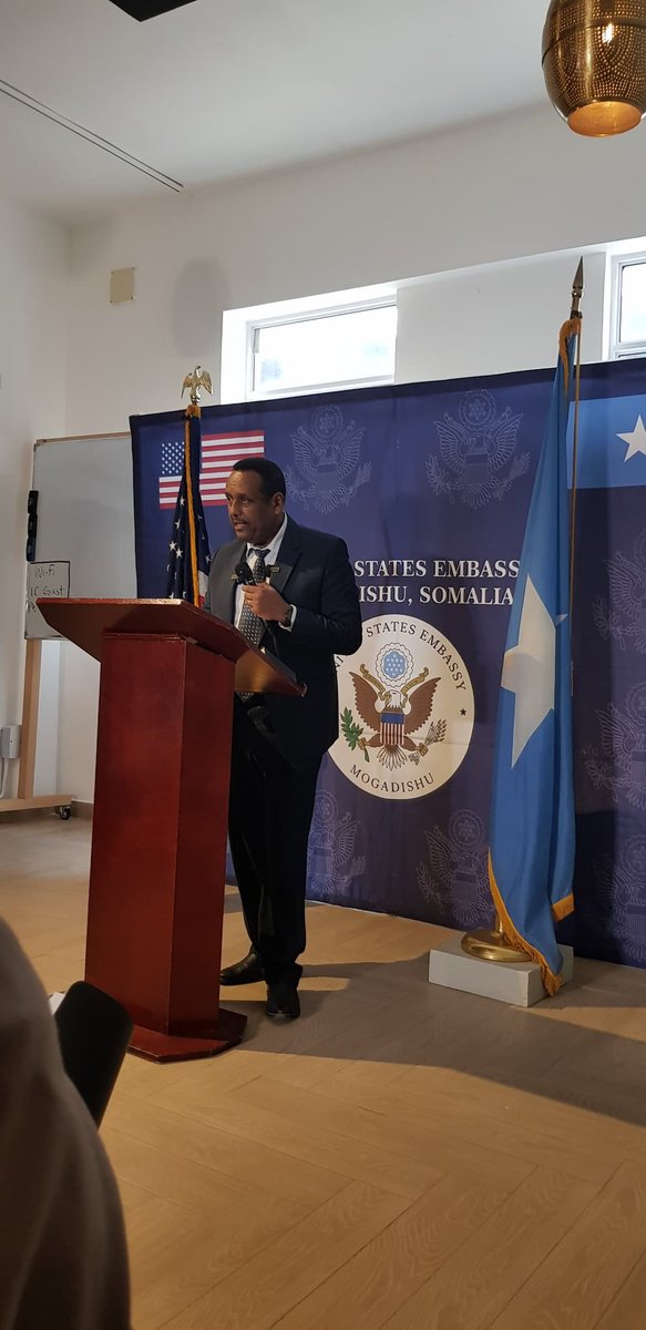 BinyamWT's tweet photo. Today we  launched 'Adkeeysi' Resilience Food Security Activity project  funded by BHA/USAID at the US Embassy in Mog. Adkeesi will improve the resilience and food security of the ultra-poor, socially marginalized in  IDPs and  surrounding host communities of Daynile and Afgoye. https://t.co/GeF4OfpM9B