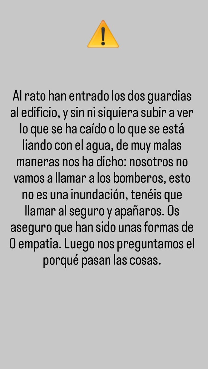 martaesga94's tweet photo. DESPUÉS NOS PREGUNTAMOS EL POR QUÉ DE LAS COSAS... SABÍAMOS QUE NO IBAN A HACER NADA, PERO JODER, EMPATIA COÑO. https://t.co/JW7C6ISWIa