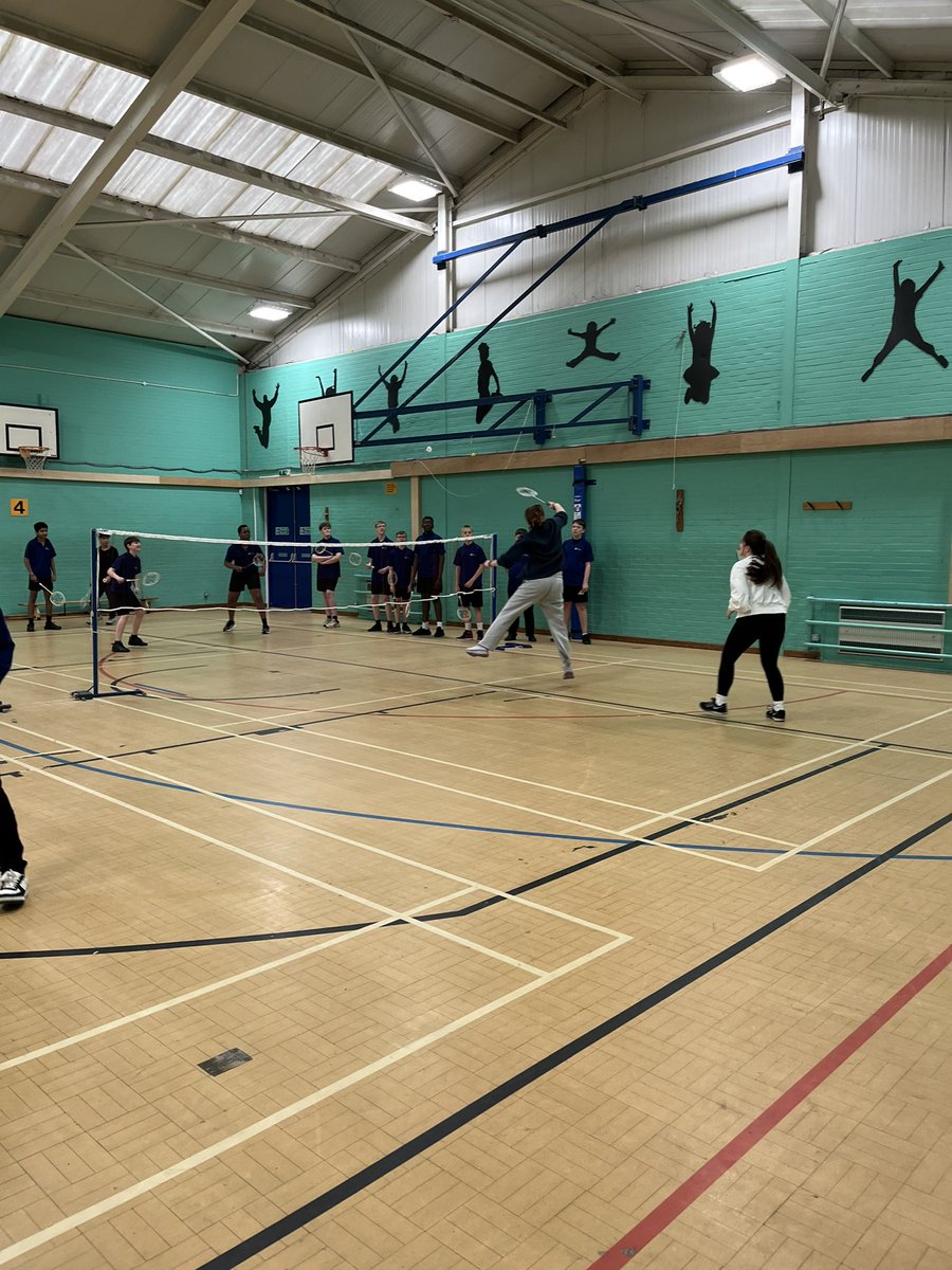 LCAPhysicalEd's tweet photo. Great to see teaching staff come along to badminton club after school today, the students loved it. https://t.co/zhHu4xBBYQ