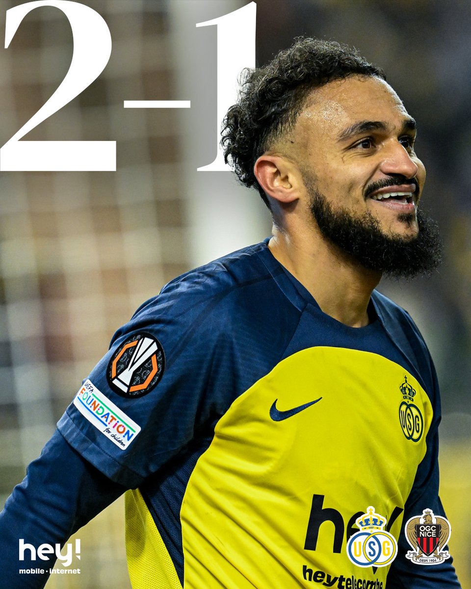 C'est l'Union qui sourit. 💛💙 #USGOGCN #UEL