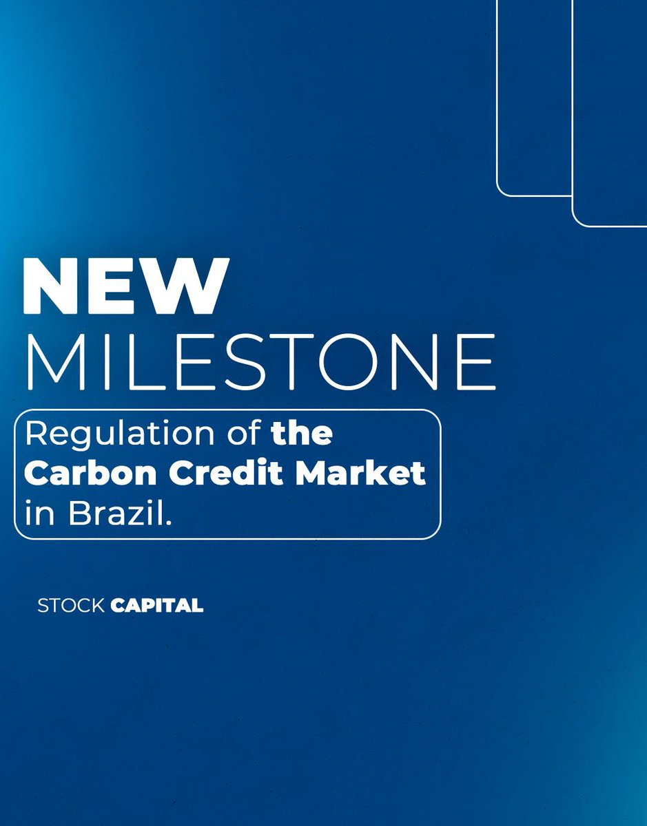 Brazil has taken a significant step toward a sustainable future! On December 11, 2024, the regulation of the Carbon Credit Market was enacted, laying the groundwork for a structured system to offset greenhouse gas (GHG) emissions.

This milestone provides companies and investors