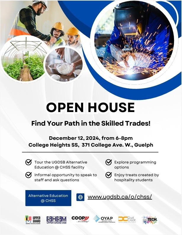 CHSSHuskies's tweet photo. Don't forget to come and visit the  Open House for the Alternative Education program new for the 2025/2026 school year tonight.   The open house will be running from 6:00PM - 8:00PM this evening. https://t.co/0m1yrDsAoV