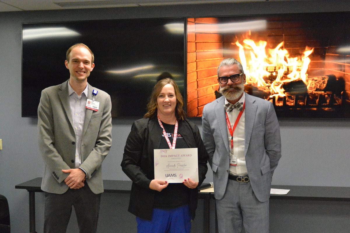 Congratulations to the UAMS Northwest staff who received peer-nominated Impact Awards during our annual holiday potluck. (Names in the comments).