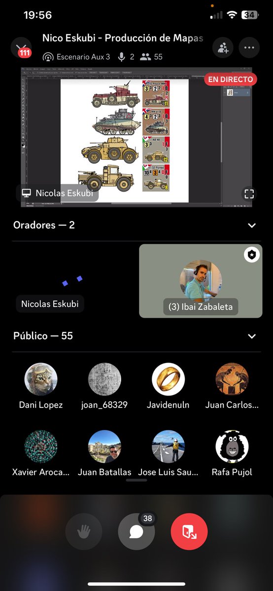 agm84's tweet photo. Fabulosa charla de uno de los mejores artistas de wargames. Y es español. Grande esta MdG24 https://t.co/sFiKloNLd3