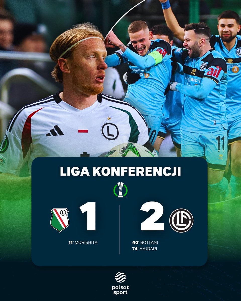 polsatsport's tweet image. LEGIA PRZEGRAŁA Z LUGANO 🚨❌

#UECL #LEGLUG