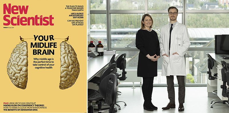 Privileged to have our research featured in the New Scientist magazine and highlighted on the cover page. Well done to PhD student Sebastian Dohm-Hansen for his work. #UCCFutures  #FutureAgeingandBrainScience ucc.ie/en/anatomy/new…