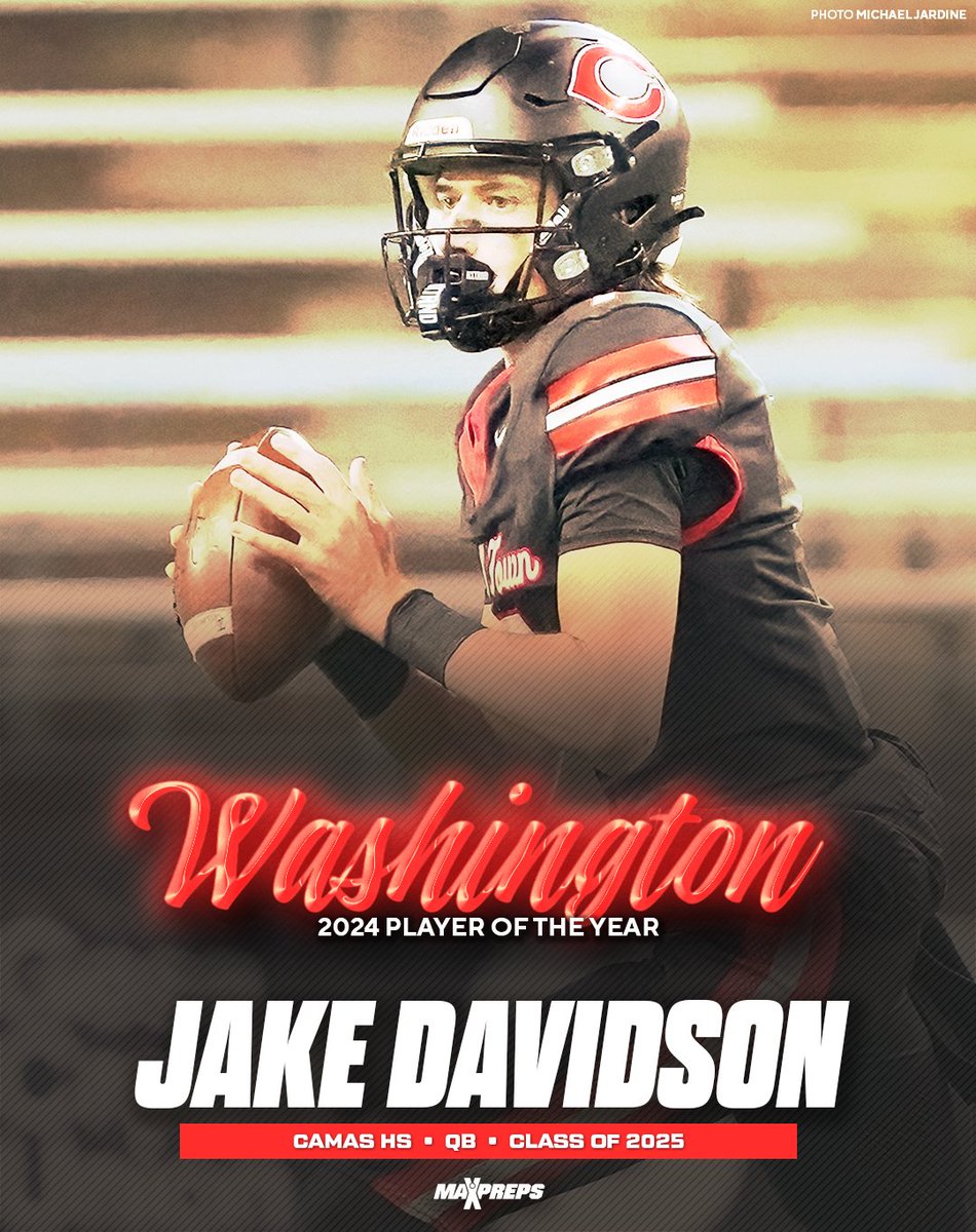 Jake Davidson named 2024 MaxPreps Washington High School Football Player of the Year. 🔥🏆

Full story ⬇️
maxpreps.com/news/p6NAYgt2A…