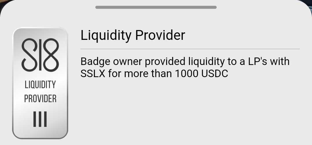 🔥 Our Double LP Rewards program was extended to new pairs with $SSLX: $SHX, $SCOP, $VELO 🔥 

If you remember, the more liquidity you hold in Liquidity Pools with $SSLX (StarSlax), the more fees and rewards you'll receive. The more $SSLX you have staked in Sl8, the higher the