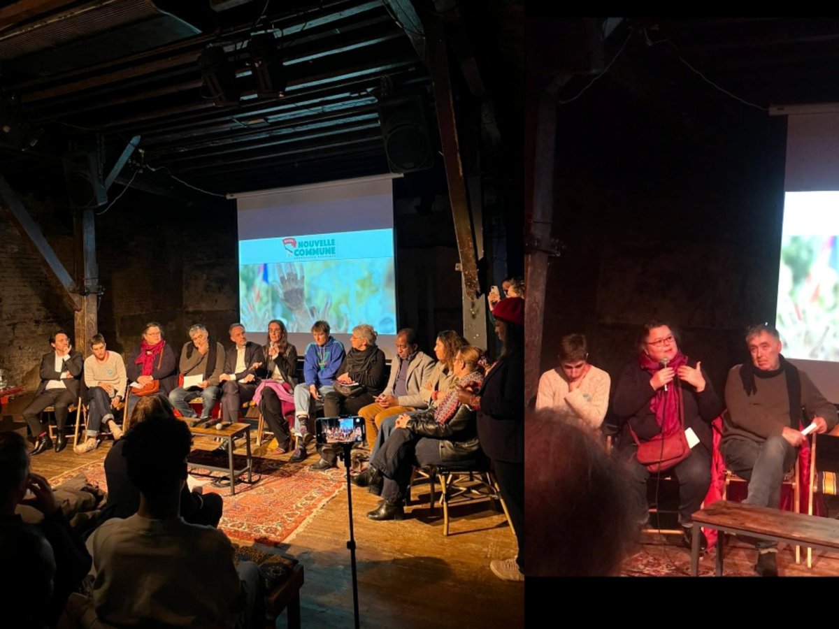 Merci au collectif Nouvelle Commune pour l'invitation et l'occasion donnée à la gauche et à l'écologie en format NFP Paris d'échanger sur ses priorités pour les #Municipales2026 avec des militant/es du monde associatif.
cc <a href="/David_Belliard/">David Belliard</a>