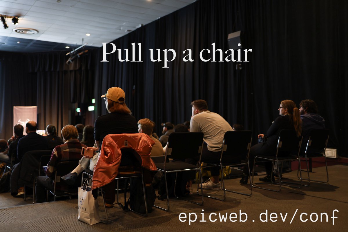 #EpicWebConf is just around the corner. Pull up a chair. This is gonna be EPIC.