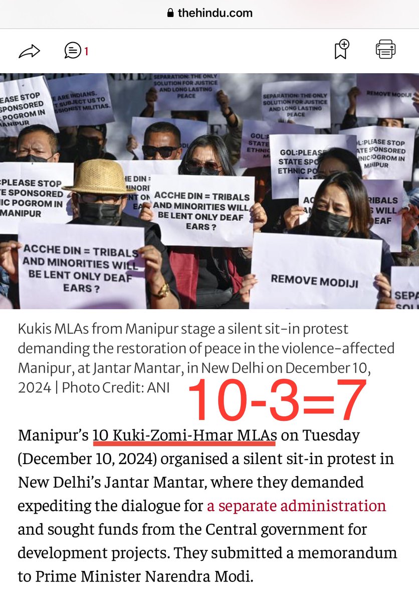 BikramjitMK's tweet photo. 🚨𝟏𝟎 𝐌𝐋𝐀𝐬 𝐨𝐫 𝟕 𝐌𝐋𝐀𝐬 ⁉️
@the_hindu @al_lakshman 
Is it an honest mistake or a deliberate attempt to push a fed narrative? It seems JOURNALISM is at risk.

#ManipurFightsBack 
#SaveManipurSaveIndia 
@ndtvfeed @ndtv
@thewire_in @KaranThapar_TTP 
@newslaundry @EastMojo @AJEnglish
@ukhrultimes @timesofindia
@TimesNow @htTweets
@globaltimesnews @PTI_News
@pooja_news @ABPNews @ZeeNews
@ZeeNewsEnglish @BBCWorld
@BBCBreaking @rashtrapatibhvn
@PMOIndia @HMOIndia @AmitShah
@narendramodi @RajBhavManipur @NBirenSingh @IndiaTodayNE @DeccanHerald @CNNnews18