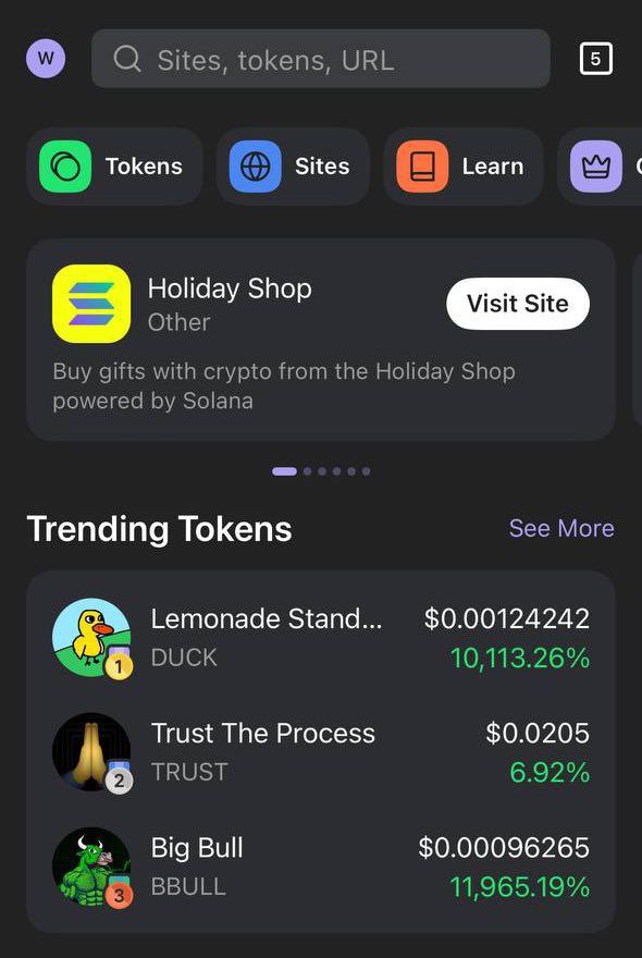 ducksolcto's tweet photo. THE $DUCK IS #1 on @phantom RN!🔥 https://t.co/yhVCj9Fimw