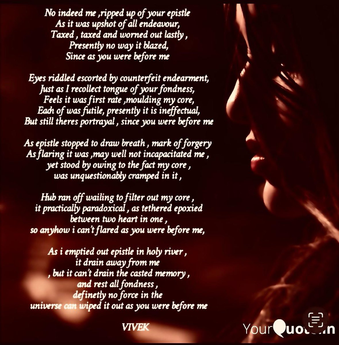 itsvalsaraj's tweet photo. Poem by vivek #poetry #poetrycommunity #poetrylovers #poetrychallenge #poetrytwitter #poem #WritingCommunity #AuthorsOfTwitter #author #AuthorLife #BookMyShow #LiteraturePosts #BookTwitter #BookReviews #BookReviews #AuthorUproar #writers https://t.co/c54TwAuSwc