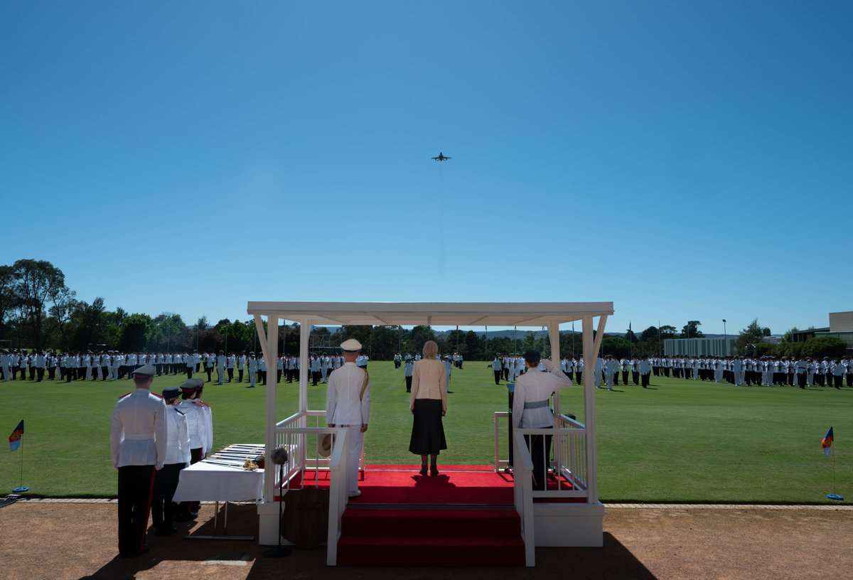 DefenceAust's tweet photo. Congratulations to the 2024 graduates of the @ComdtADFA. 👏The graduates represent the quality education & training provided by ADFA across a number of disciplines to prepare them to serve in the domains of maritime, land, air, space & cyber. #YourADF https://t.co/MWMWV63TLZ
