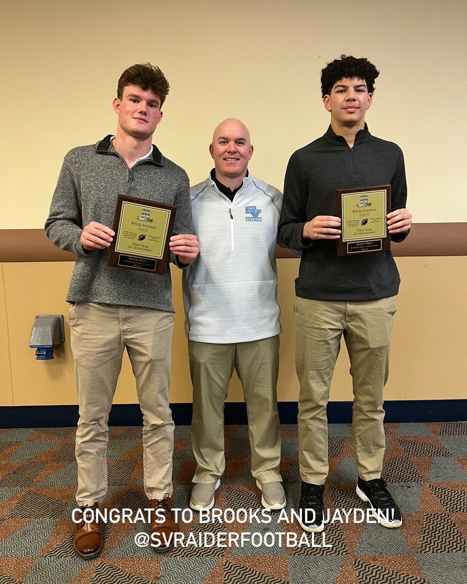John Paul McFeeley (@jpmcfeeley) on Twitter photo Congrats to these two dudes that represented <a href="/SVRaiderFB/">SenecaValleyFB</a> at the Big 56 All-Conference banquet! Congrats to these two dudes that represented <a href="/SVRaiderFB/">SenecaValleyFB</a> at the Big 56 All-Conference banquet!