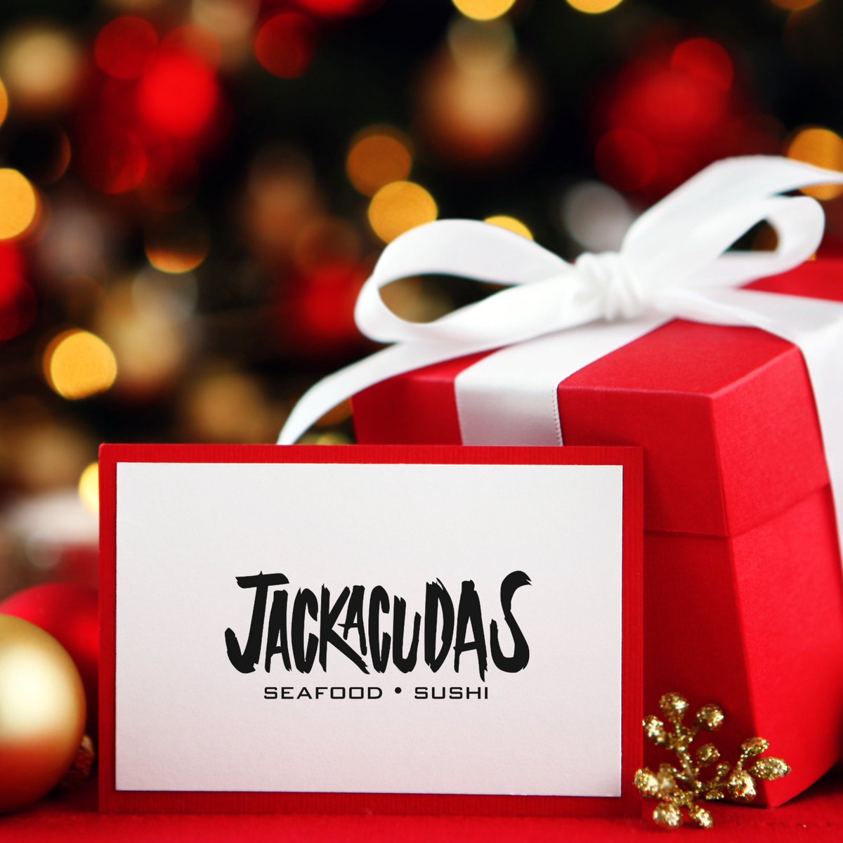Give the gift of #sushi! 🍣🥟
#Jackacudas gift cards are now available. 
⬇️⬇️⬇️
app.tableup.com/r/2033/home

#seafood #food #foodie #emeraldcoast #destin #destinflorida #florida #vacation #travel #beach #christmas #merrychristmas #happyholidays
