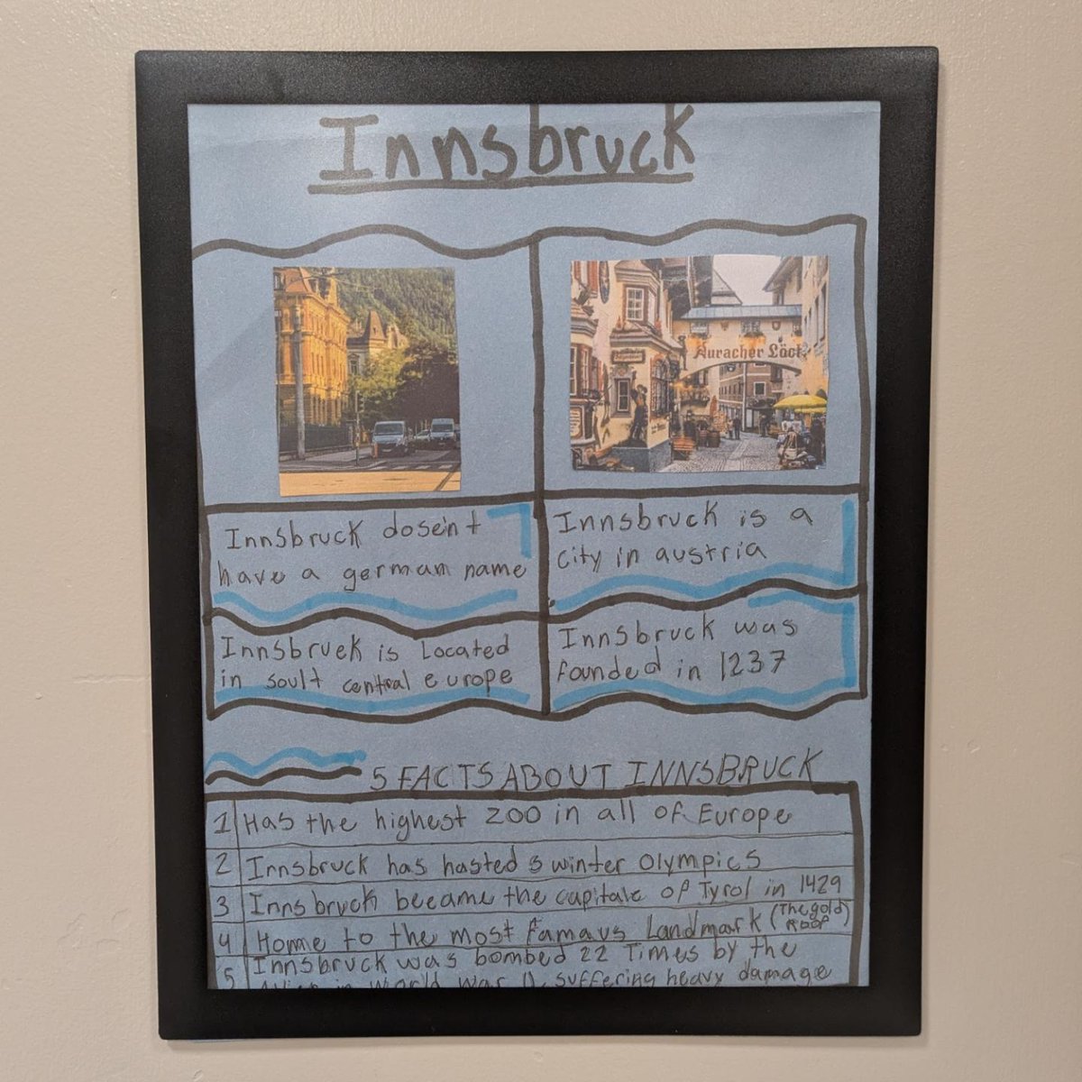 frau_leonard's tweet photo. This week German Flex students researched German-speaking cities. They created posters of their cities and presented them to the class 🇩🇪🇦🇹🇨🇭🇱🇮 #teachgerman https://t.co/D65u8EIS28
