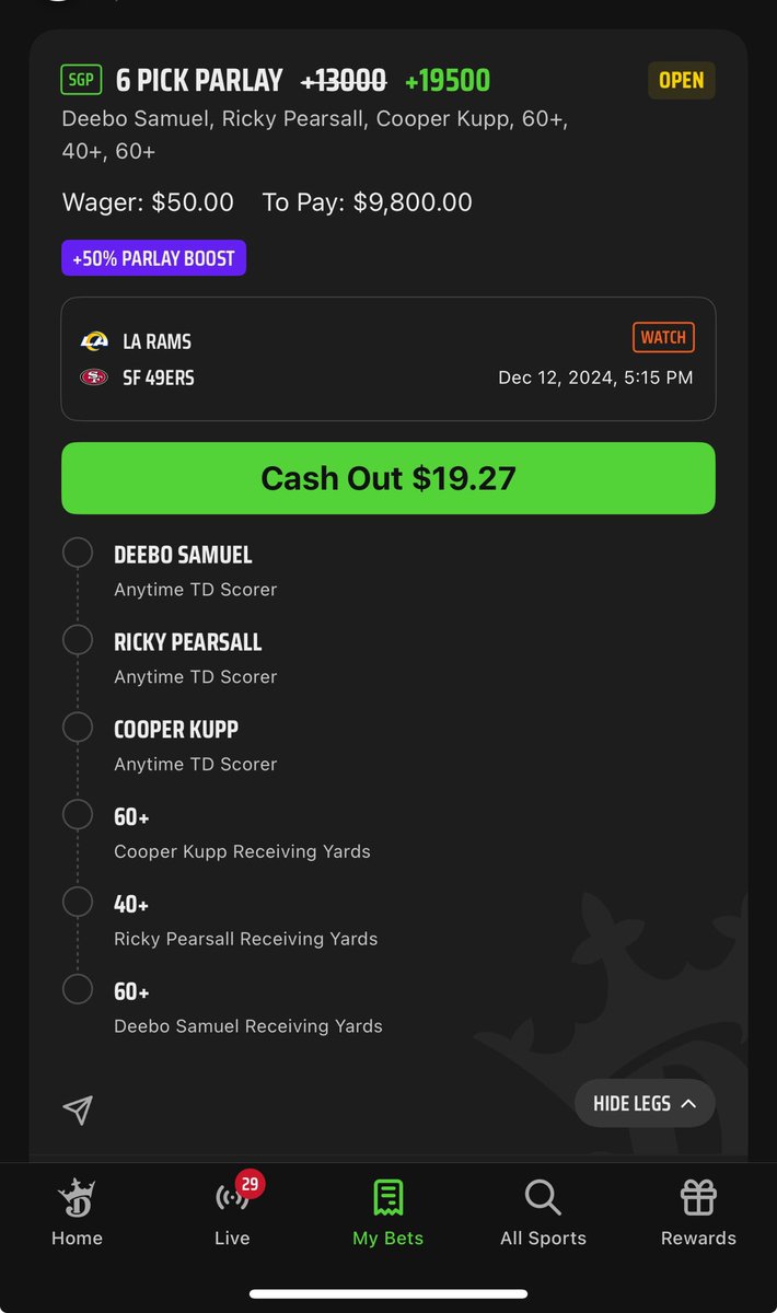 maxsucksx's tweet photo. @GratefulKeg If this hits I’m going to Venmo you $500 just want to put that good juju out there https://t.co/h7bxYyXHDl