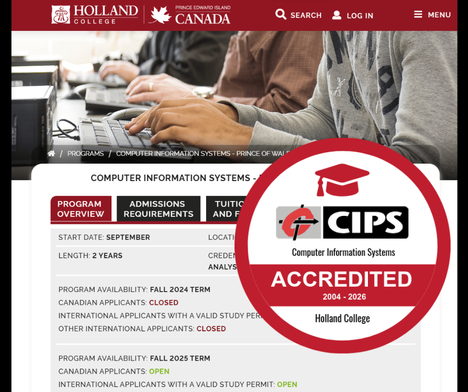 CIPS's tweet photo. CIPS Re-Accredits Holland Collegeβs Computer Information Systems Program:
https://t.co/EaKFPkldoi
#ICT #Tech #Education #Accreditation #ComputerInformationSystems #CIPSit @hollandcollege https://t.co/iZnOTM7ghK