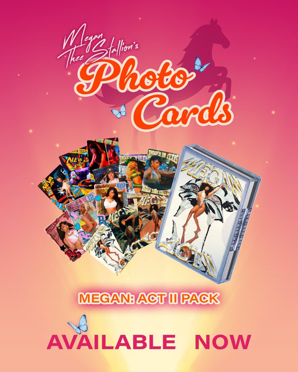 theestallion's tweet photo. Photo Cards are AVAILABLE NOW hotties !! 🦋🔥💖

https://t.co/hBtFtRYFug https://t.co/ZGU3DZfzsl