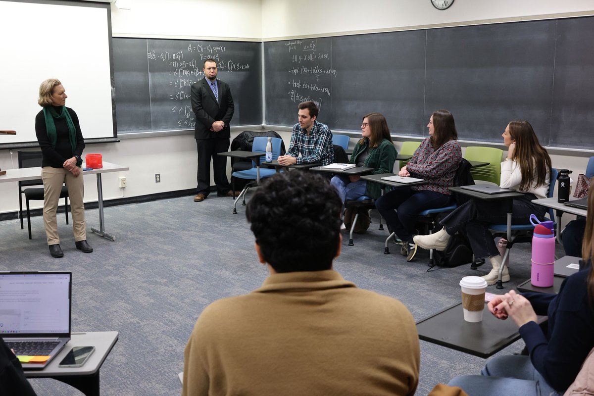 Wisconsin Supreme Court Justice and La Follette School alum Jill Karofsy recently visited our Politics of State Policy Issues class. Karofsky earned a master’s degree from La Follette and a JD from UW Law School through a dual-degree program.