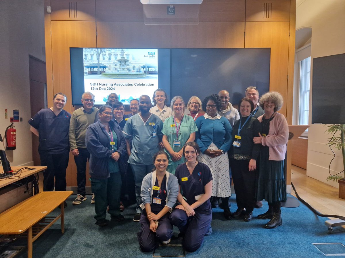 Celebrating our SBH Nursing Associates and their achievements today. Such a lovely team with tonnes of potential.