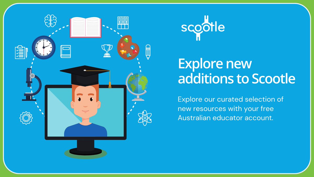Discover what's new in Scootle this month. Our quality-assured, curriculum-aligned learning resources are free for Australian educators. Explore our curated collection: ow.ly/YH7m50Ullg2