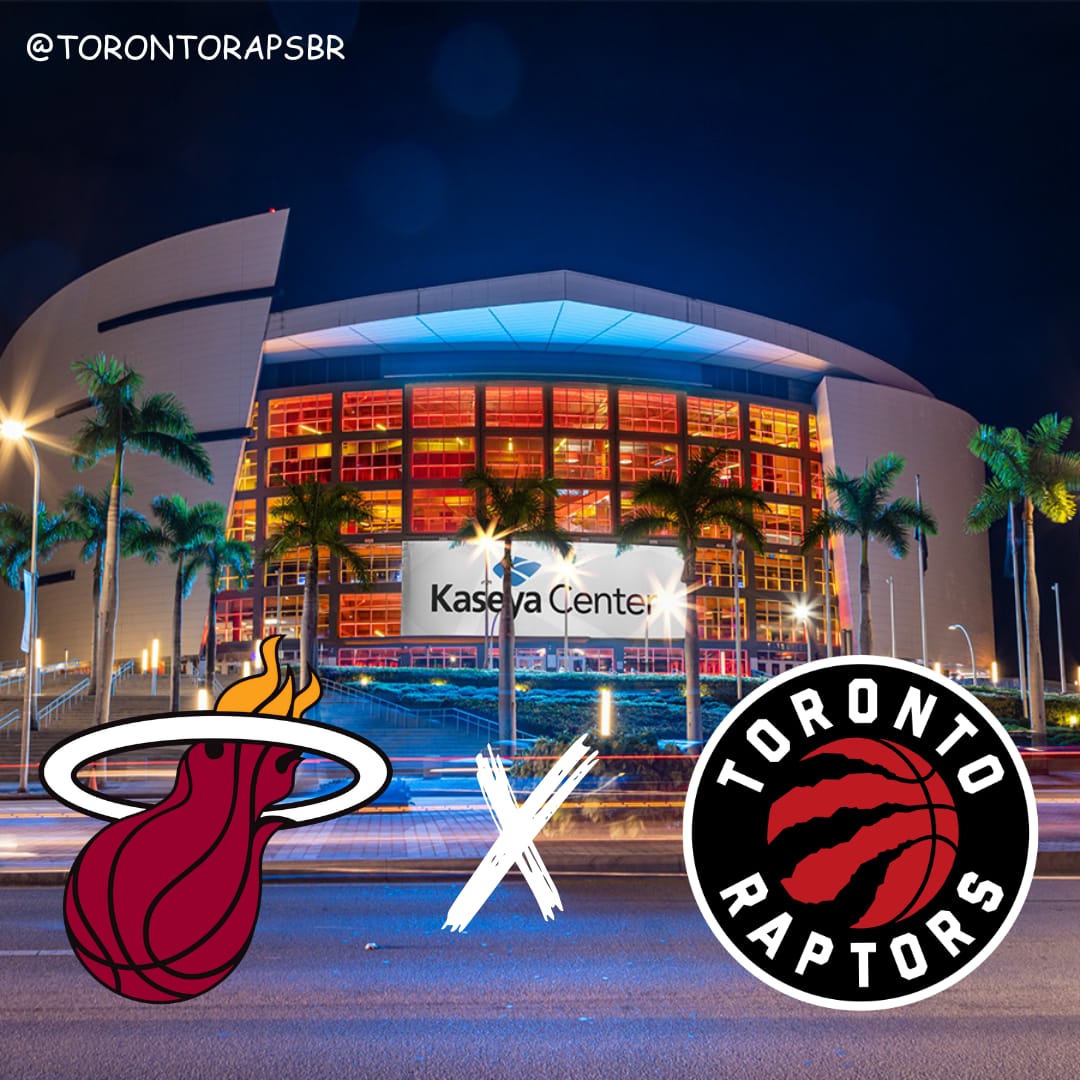 🦖 RAPTORS Game Day 🦖 

Fora de casa, nosso 26° compromisso da temporada será o <a href="/MiamiHEAT/">Miami HEAT</a> 

Miami Heat (12-10) 🆚 (7-18) Toronto Raptors 

📍<a href="/KaseyaCenter/">Kaseya Center</a> (Miami, Florida)
⏰ 19:30 🇨🇦 - 21:30 🇧🇷 
📺 NBA LEAGUE PASS 

#WeTheNorth    

🦖 LET'S GO <a href="/Raptors/">Toronto Raptors</a> 🦖