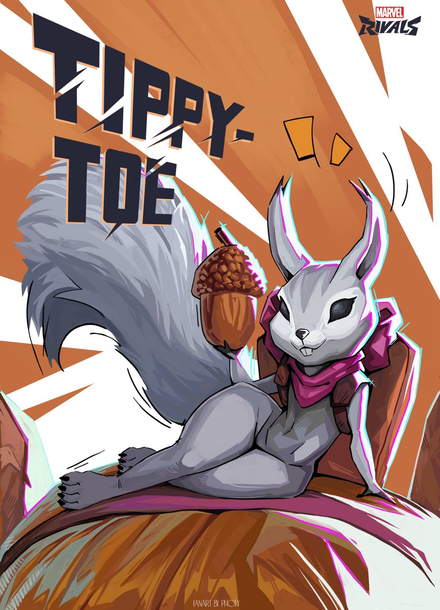 Tried Marvel Rivals. It's absolutely amazing, feels like Overwatch 1 is back! 😍 I drew the most useful squirrel. What do you think? 🐿️✨
#Rivals #MarvelRivalsFanArt