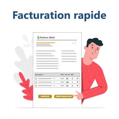 Con el módulo Fast Invoicing para el #erp #crm #Dolibarr podrás generar tus facturas más rápidamente añadiendo las líneas en la misma pantalla de creación y pasando directamente al estado Validado dolistore.com/en/modules/225… #OrgullososDeSerSencillos