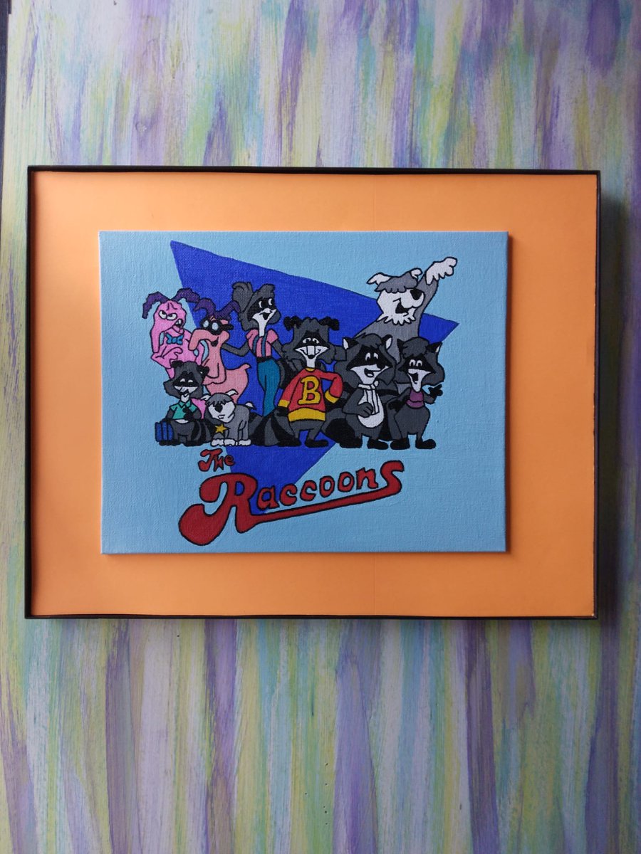Geeking4Art's tweet photo. The Raccoons
.
.
.
#linkinmybio #artlovers #artnerd #acrylicpainting
#acrylicart #art #artwork #artist #painting #ebayartist #theraccoons #theraccoonscartoon
#80scartoons #cartoons #cartoonart https://t.co/sfwMK8ONsz
