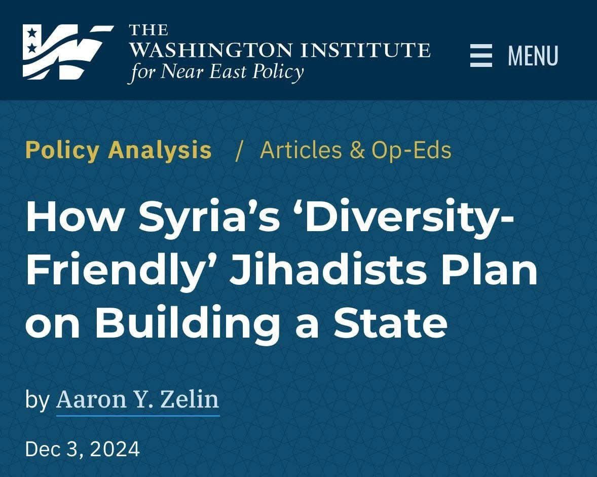 Da Washington il “piano jihadista per la diversità” in Siria. Avremo il gay pride nelle zone appena conquistate dai tagliagole di servizio atlantico? Le premesse ci sono tutte 😂😂😂