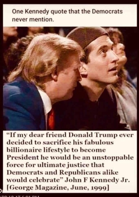 PatriotXV11's tweet image. Barron has the same magnetism of another young man in history.