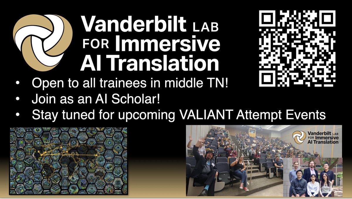 Curious about AI and immersive tech? Join VALIANT as an AI Scholar! Open to Middle Tennessee trainees eager to explore AI and human development. Let’s innovate and shape the future of AI research together!
