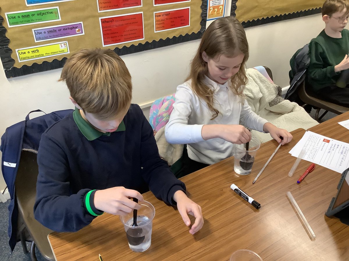 LittledeanSch's tweet photo. This week, Maple Class planned and carried out a comparative fair test experiment to investigate: Does temperature affect the rate of dissolving? https://t.co/RlMeBfujIj
