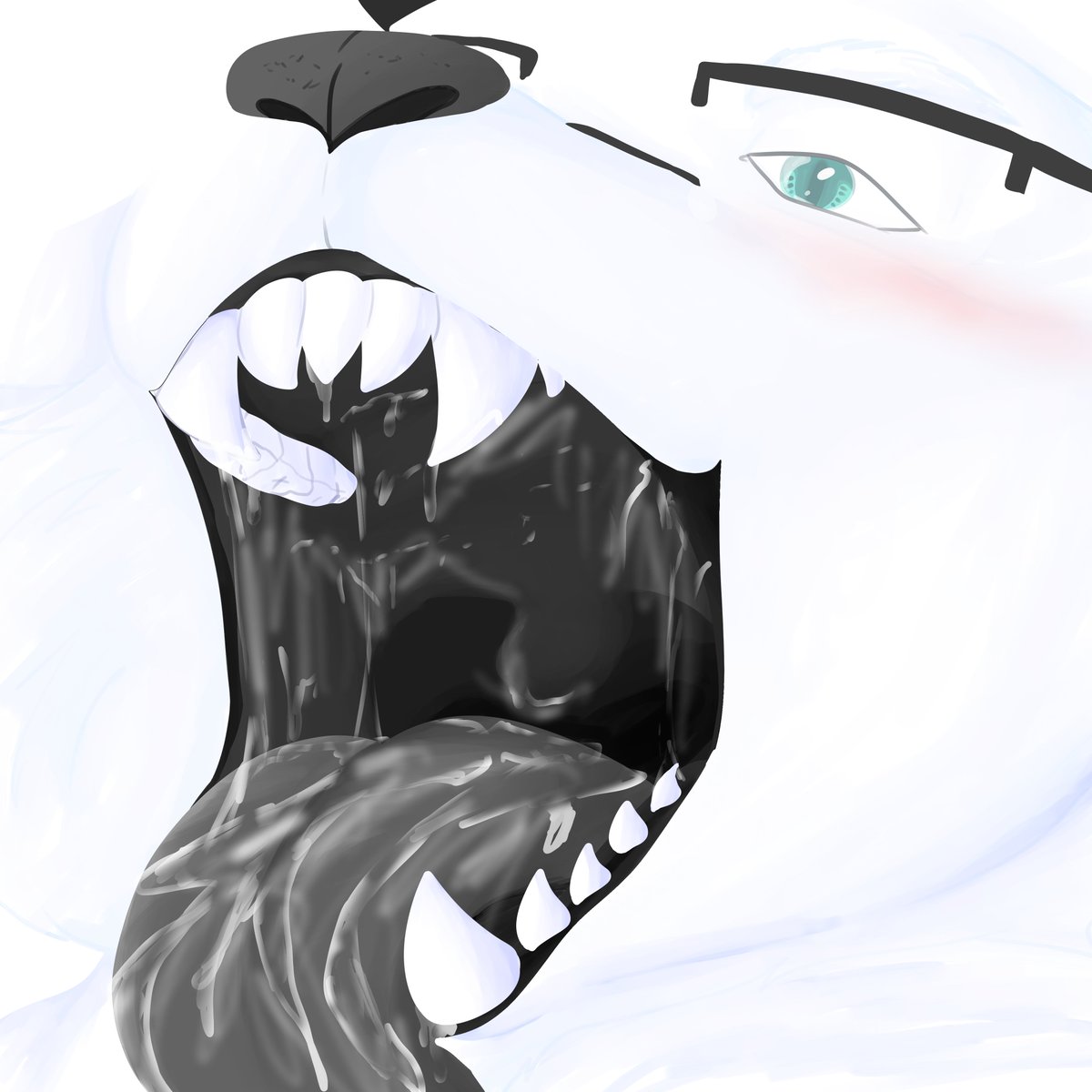 ASparkofDerp's tweet image. Recently had a friend whip up some amazing maw shots of my Bear! Some say that if you look too deeply into it, you just see the back of his throat!
#furry #furryart #bear #mawshot #commission